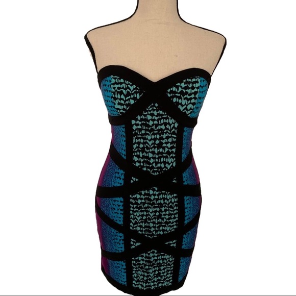 Rampage Dresses & Skirts - RAMPAGE Bodycon Strapless Mini Dress S